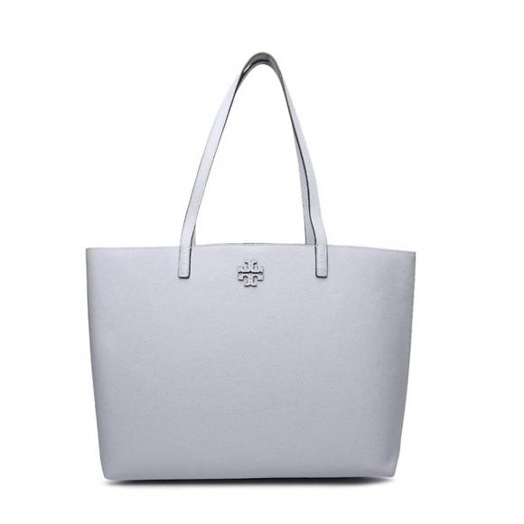 NEW TORY BURCH mcgraw tote in feather gray - Picture 1 of 3